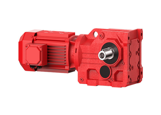 K Series Helical Gear Spiral Bevel Gear Motor Reducer dengan Motor Listrik