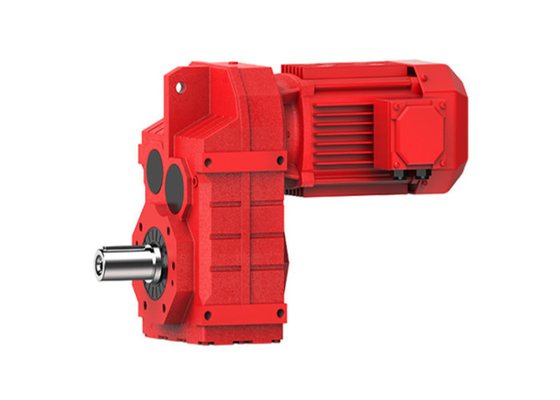 F Series kanan sudut paralel poros Helical Gear Box Belt Conveyor Mengurangi Motor