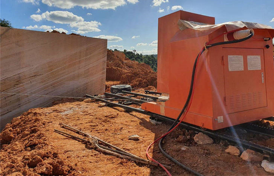 High Speed Stone Cutting Granite Diamond Wire Saw Untuk Quarrying Mining