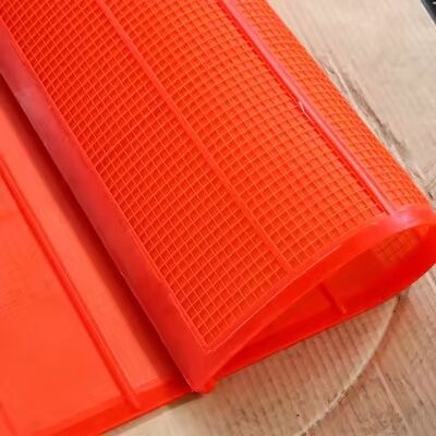 Polyurethane Screen Mesh 0.045mm Aperture 1040x700mm Ketahanan Aus Tinggi untuk Penyaringan Halus