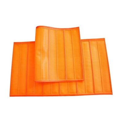 High-Frequency PU Fine Screen dengan Aperture 0,1mm 35% Open Area untuk Vibrating Machines 1040x700mm