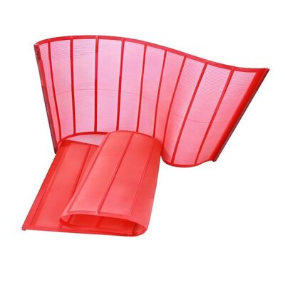 Panel Layar PU Tebal 5mm dengan Jaring 8.0mm dan Desain Klem Cepat untuk Penyaringan Kerikil