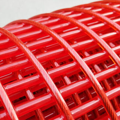 5mm Slot Width Tufflex Screen High Tension Dewatering Screen Untuk Industri Agregat