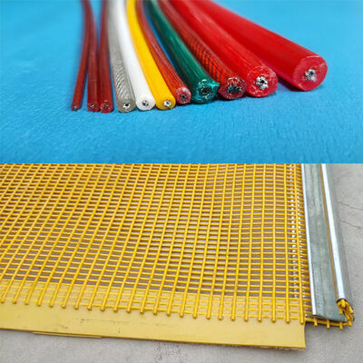 90 Shore A Polyurethane Lapisan Wire Mesh Penggantian Locker Tufflex Screen