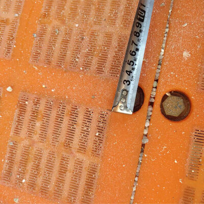 30mm Ketebalan Polyurethane Mesh Pu Untuk Coal Washing Plant