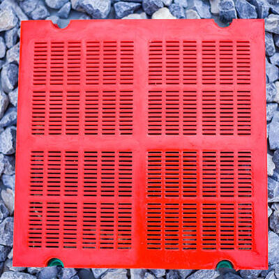 High Elasticity Polyurethane Dewatering Screen dengan 0.1mm Slot Opening dan Jaminan 6 Bulan