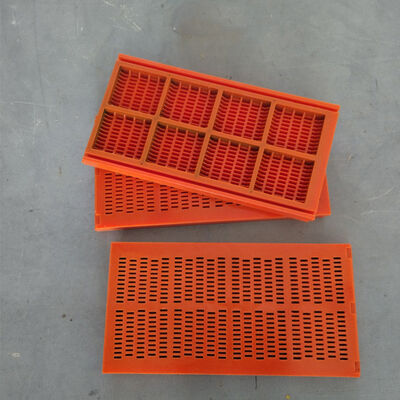 Mesin penyaringan pasir linier Panel layar poliuretan Dewatering Shaker Vibrating Screen