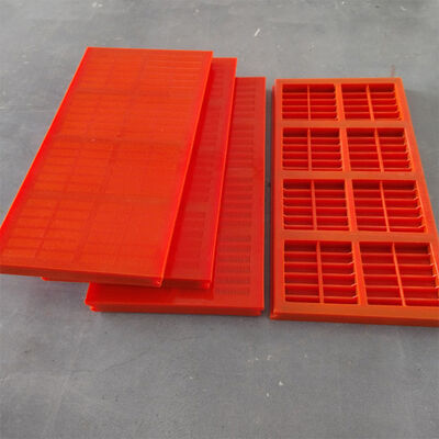 WS85 PU Tension Screen Mesh tahan korosi dan minyak untuk penguras air pertambangan