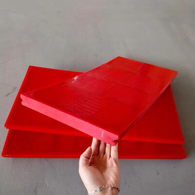 WS 85 Polyurethane Vibrating Screen 305x610mm tahan asam dengan jahitan 0,1mm untuk penguras air tambang emas