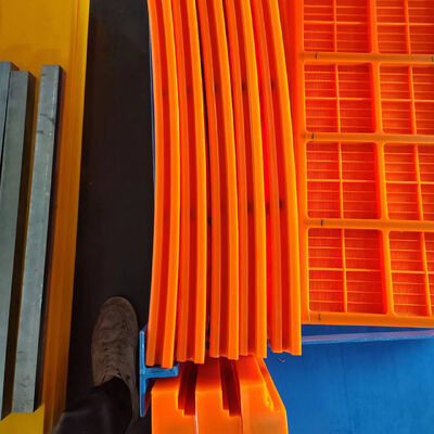 WS 85 Modular Polyurethane Screen 600x600mm Anti-Clogging untuk Pengolahan Tailings Tambang Batubara