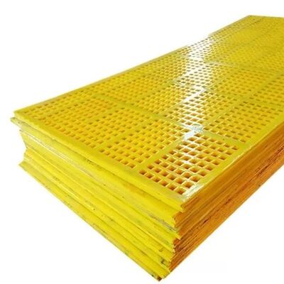 Mat Kasa Poliuretan 30mm untuk Pertambangan dengan Diameter Kawat 1.5mm dan Ketahanan Aus Tinggi