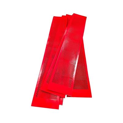Saringan Polyurethane Flip-Flop dengan Bukaan 8mm dan Lebar 300mm untuk Pemrosesan Bijih Basah yang Efisien
