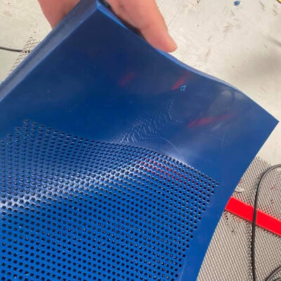 PU Flip-Flop Screen Panel 60 Kekerasan Pantai 1m Lebar untuk Pengolahan Batubara Kelembaban Tinggi