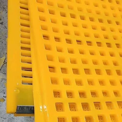 Panel layar poliuretan ketebalan 30 mm dengan kawat mesh 2 mm untuk ketahanan tinggi dalam pertambangan