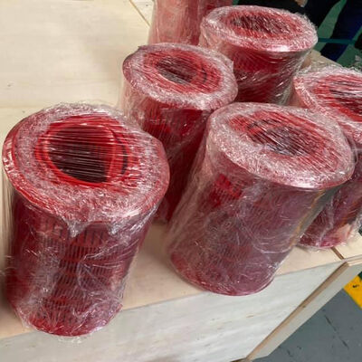 Korosi tahan abrasi PU Flip-Flop Screen Panel dengan lubang 10mm untuk industri metalurgi