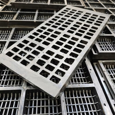 Panel Layar Karet Fleksibel Tipe SELM Ukuran Bukaan 20*5mm dengan Pengurangan Kebisingan Getaran dan Karet + Rangka Baja Tahan Aus Tinggi