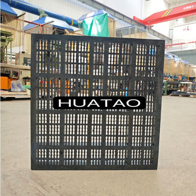 Panel Jaringan Karet Karet 25*6mm dengan Kerangka Baja untuk Layar Vibrator Modular