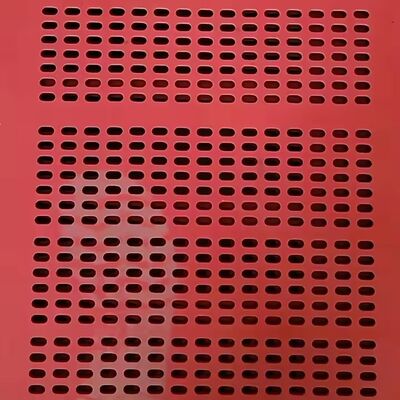 1m Anti-Clog Rubber Screen Panel dengan 4mm Round Holes dan 5x Lebih Lama Umur untuk Mudah Hook Instalasi