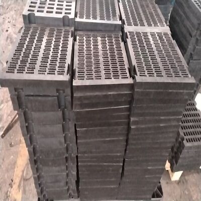 Panel Layar Karet Bertulang Baja 120mm Apertur 70mm Tebal untuk Penyaringan Kasar