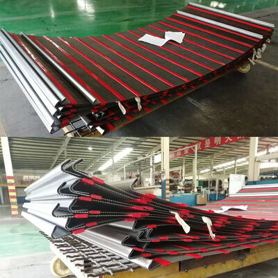 Polyurethane Self Cleaning Screen Mesh dengan Kawat Baja Tahan Karat + Strip PU dan Ukuran Lubang yang Dapat Disesuaikan untuk Aplikasi Pertambangan dan Industri