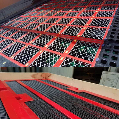 Tinggi Kekuatan Anti Clogging Wear Resistant Self Cleaning Wire Mesh untuk primary sieving