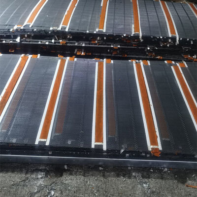 Stainless Steel Self-cleaning Wire Mesh dengan 1mm-65mm Aperture untuk High Throughput Mining Aplikasi