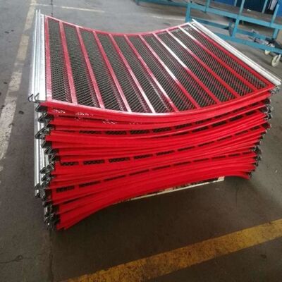 65MN Steel Self-cleaning Wire Mesh dengan 1,2mm-20mm Aperture dan 0,4mm Wire Diameter untuk bahan halus Sorting