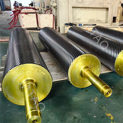 MDF tahan lama / HDF / OSB / Particle Board / Plywood Board Sanding Roller kontak baja