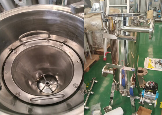 Polishing Self-cleaning Internal Scraper Filter Housing Untuk Soymilk Filtration