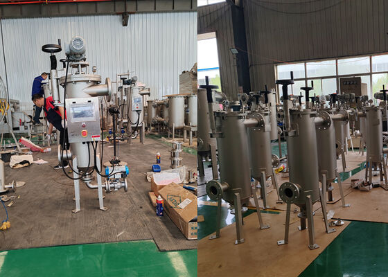 Filter Pembersih Diri Scraper Eksternal Otomatis Untuk Produk Kental
