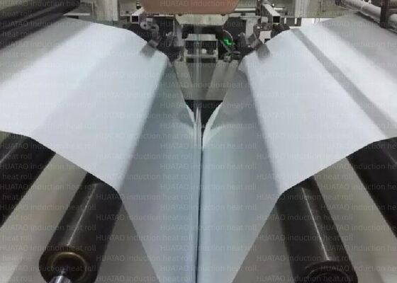 Kecepatan Linier Maks 150m Min Rol Pemanas Induksi Pelapisan Krom Keras Tekanan Linier 200 Hingga 300psi