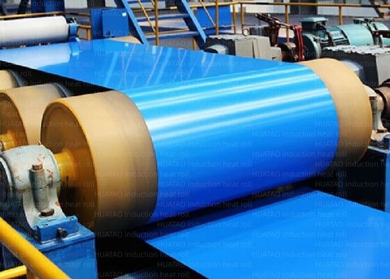 Keras Kromium Plating Teflok Semprot Keramik Atau Tungsten Carbide Pemanas Elektromagnetik Roller Perbedaan Suhu Permukaan Dalam 1c Pemanas Induksi Roller