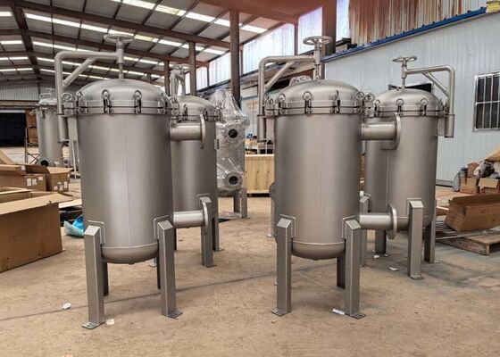 25 Micron Bag Filter 304/316L Stainless Steel Multi Bags Filter