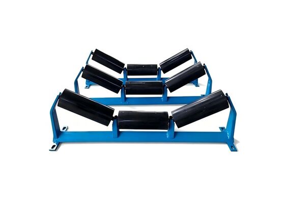 Conveyor bahan bakar tambang karet Disc Support Idler