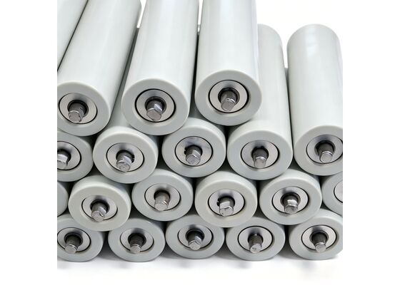 Bahan basah Anti-Lapisan Karet Disc Return Idler Roller