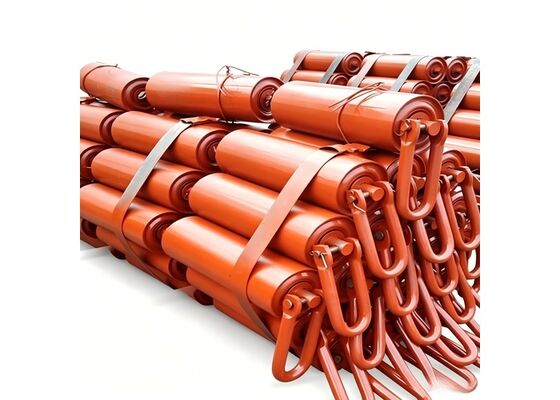 Karet Disc Conveyor Roller Steel Shaft Bulk Material Handling Conveyor Sistem
