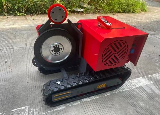 22kw Dual Frequency Conversion Crawler Wire Saw Untuk Memotong Batu Beton