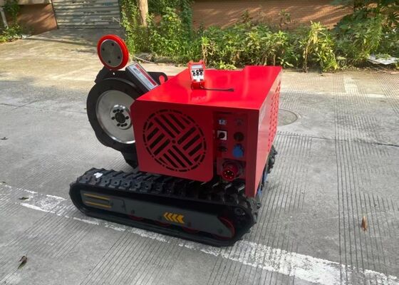 37kw Self Propelled Powerful Crawler Wire Saw Untuk Static Non Destructive Cutting