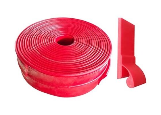 Garis pengangkut Polyurethane Skirting Board Fleksibel Menggunakan konveyor bulk