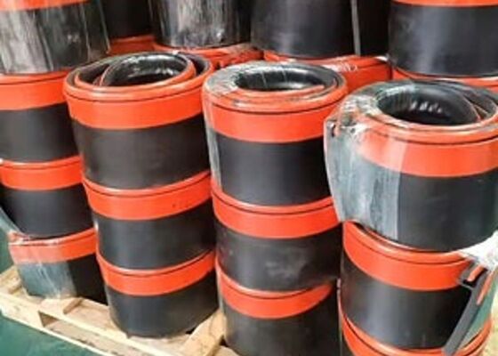 Konveyor PU Strip Pinggir Tepi Miring Penyegelan Konveyor Agregat Tahan Aus