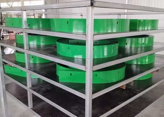 Urethane Conveyor Belt Skirting Fleksibel Menggunakan Bahan Pengolahan