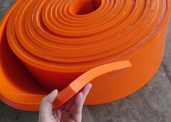 PU Conveyor Skirting Board High Abrasion Resistance Pengendalian debu Penggunaan konveyor agregat