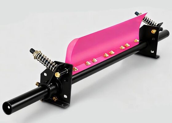 Conveyor Belt PU Scraper Blade Kuning Sistem Conveyor Agregat Kekuatan Tinggi