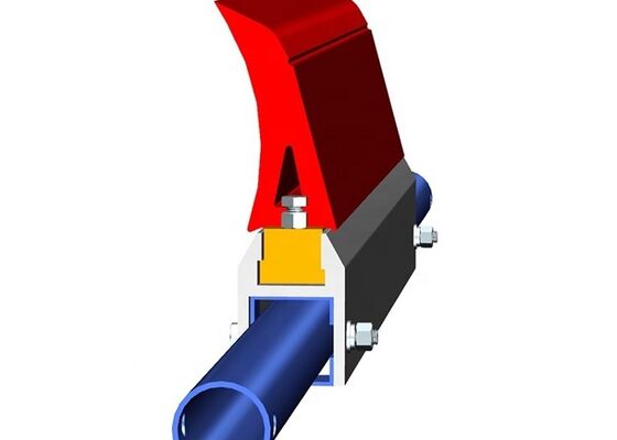 Polyurethane Conveyor Cleaner Yellow Blade Heavy Duty Aggregate Conveyor Aplikasi