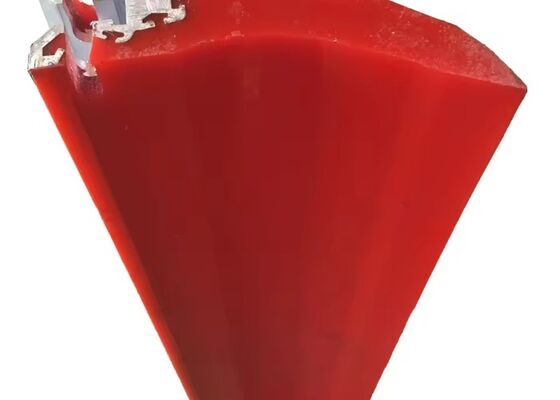 Conveyor Belt Polyurethane Cleaner Pisau Fleksibel Konveyor Batubara Tahan Aus