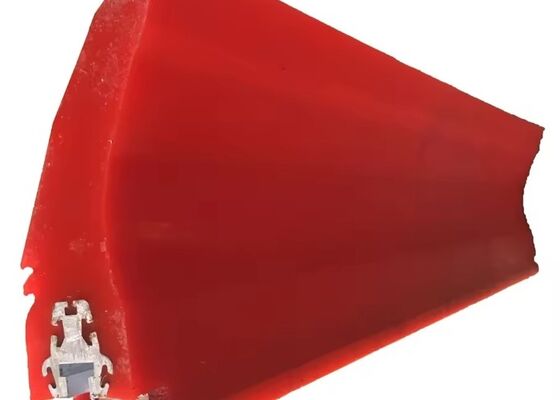 Conveyor Belt Primary Scraper Polyurethane Blade untuk Pengolahan Batubara Conveyor Line