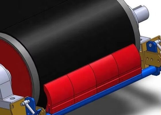 Pembersih Blade Conveyor Polyurethane tahan suhu tinggi Penggunaan konveyor industri