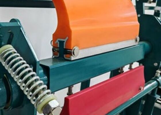 Conveyor Belt Primary Cleaner PU Blade Black Wear Resistant Peralatan Pertambangan Batubara