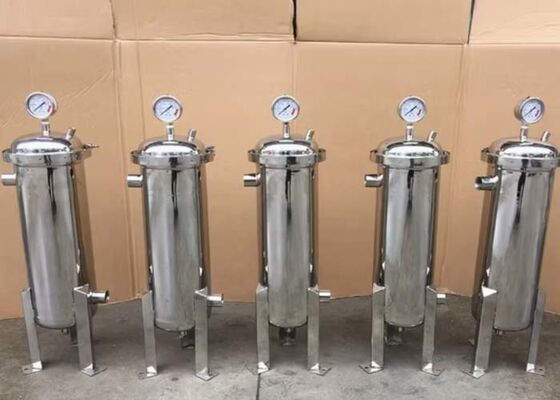 Rumah Filter Kantong Tunggal 1-45M3 /H Untuk Filtrasi Efisien