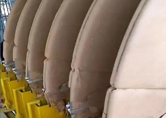 Keramik Filter Plate Mining Aplikasi Tembaga Sistem Dewatering emas konsentrat